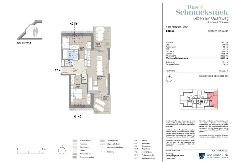 Ihre Traumwohnung Nahe der alten Donau wartet auf Sie - Das.Schmuckstück | Leben am Quarzweg