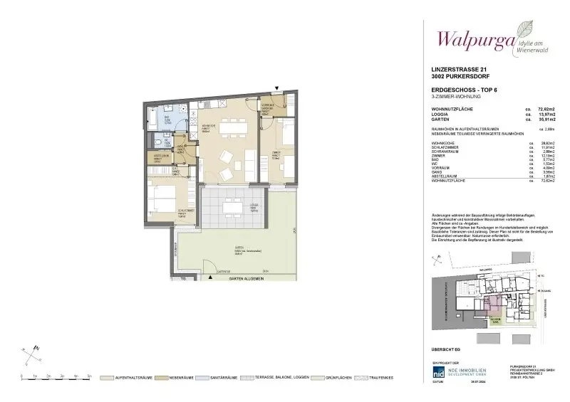 The project "WALPURGA | " Idyllic at the Vienna Woods“