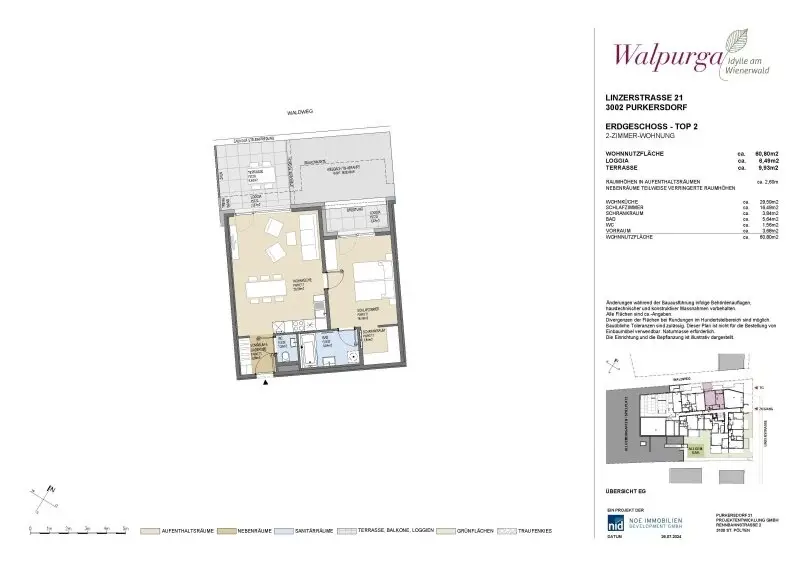 The project "WALPURGA | " Idyll at the Vienna Woods