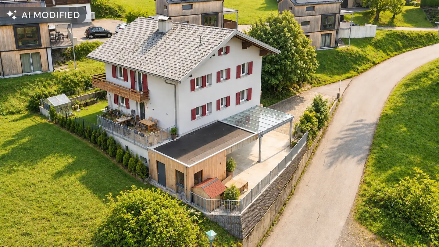 Helle Wohnung mit Einliegerbereich und großer Werkstatt