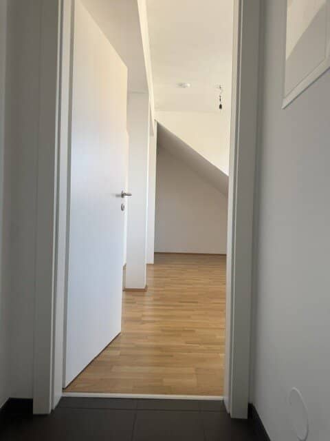 Small but charming: Bright attic apartment in central location: spacious 1-room apartment, modern kitchen and bathroom fittings, modernly renovated