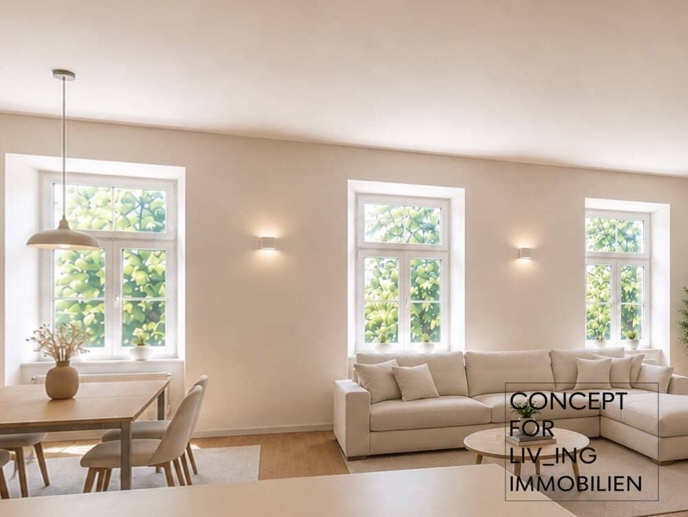 Moderne Architektur & Altbauflair. Exklusive 103m2 in Parkanlage.
