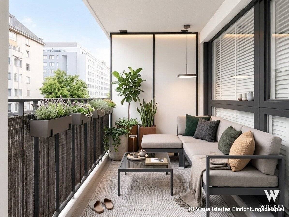 URBAN LIVING | Exklusive 2-Zimmer-Wohnung mit Loggia – vollmöbliert &amp; bezugsfertig |