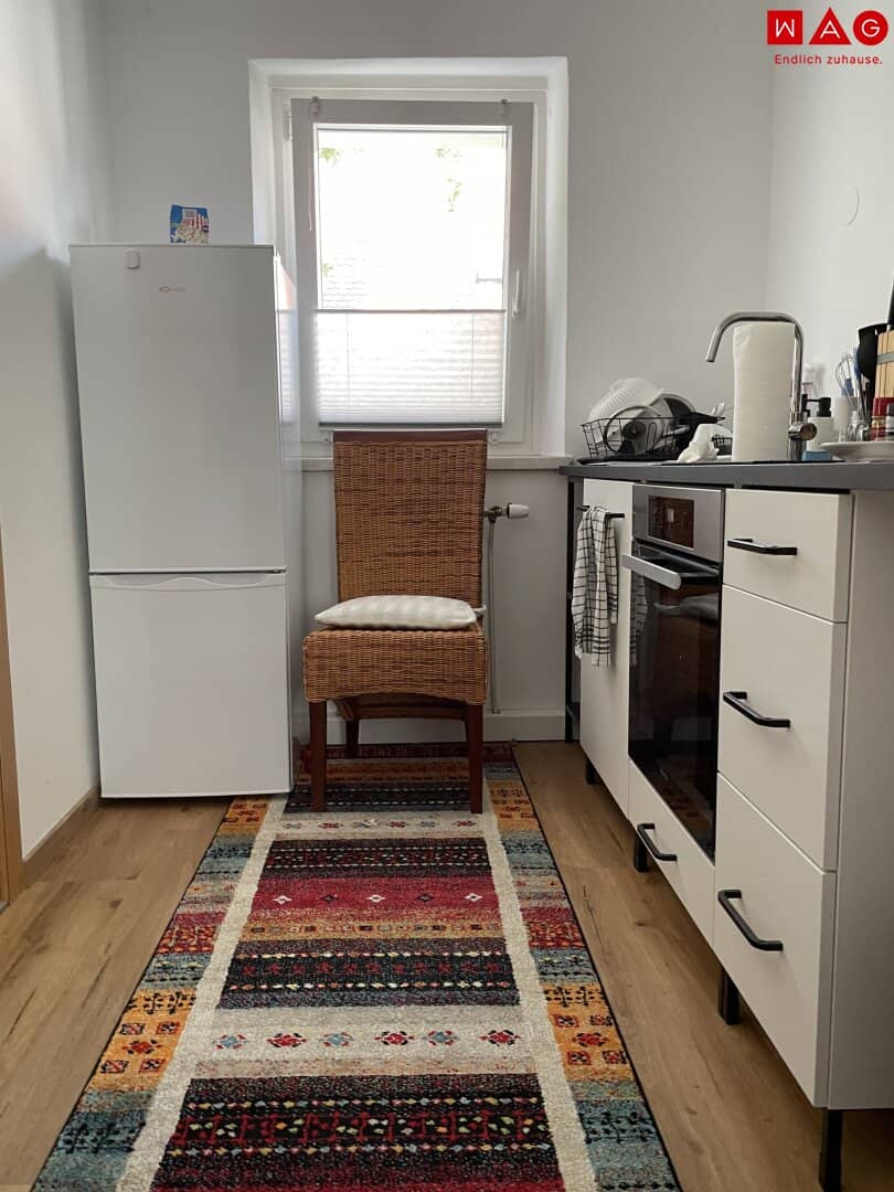 Affordable living with feel-good factor Bright, cosy apartment with separate kitchen and flexibly usable rooms quiet and central location on the green outskirts of Steyr-Münichholz