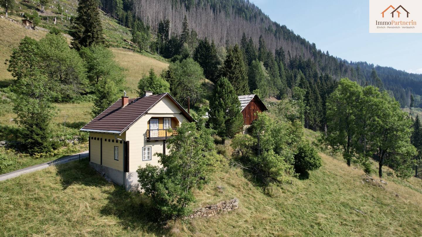 Hofstelle mit 1,07 ha in der Teuchl – Sehnsuchtsort für engagierte Sanierer