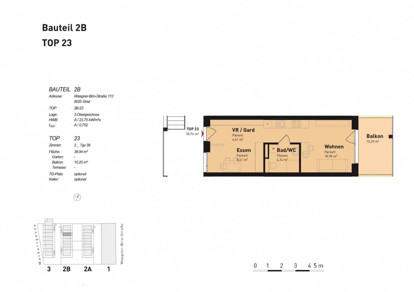 Grundriss: Waagner-Biro-Straße 109-115