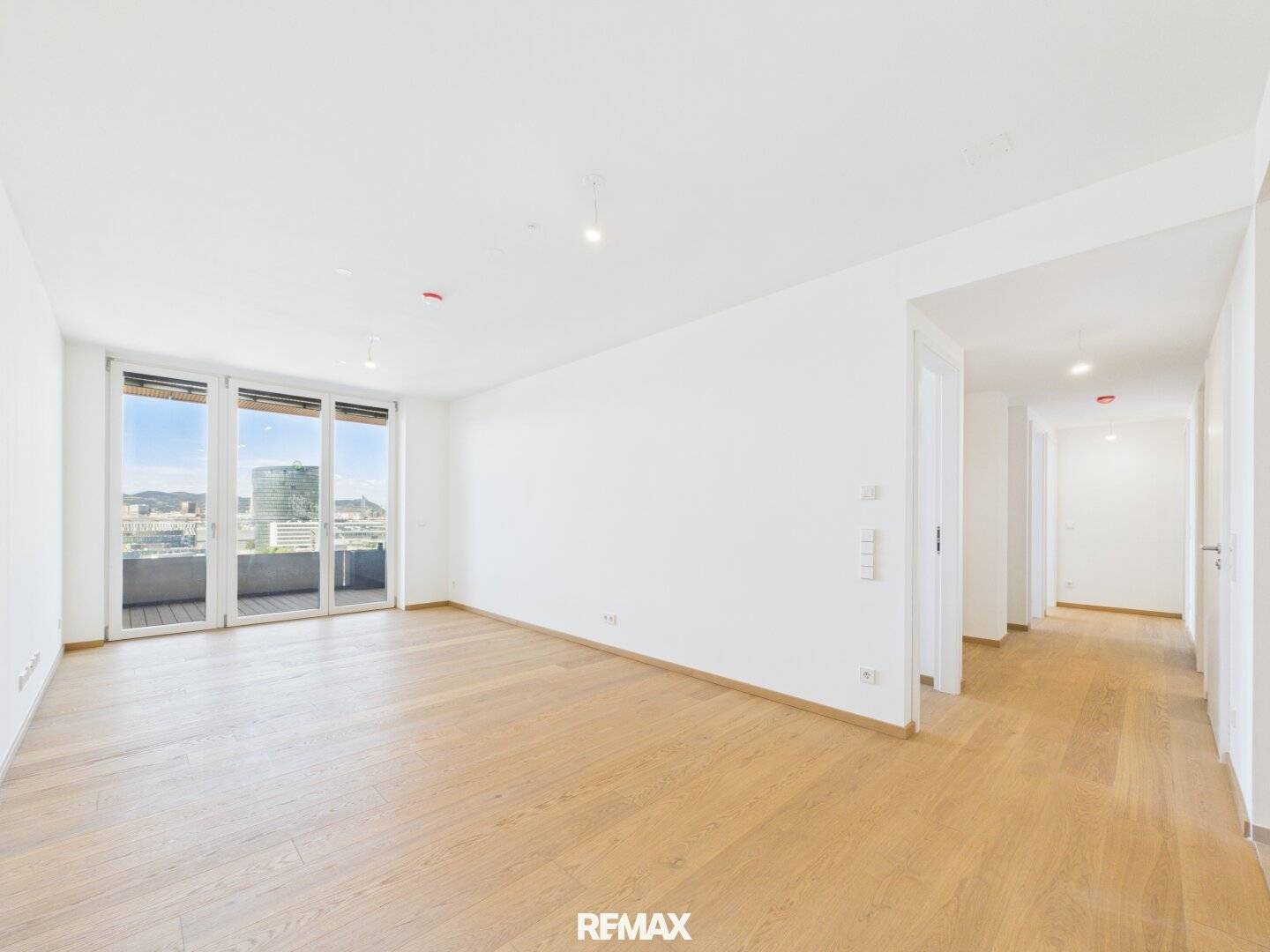 Residential tower Grünblick: 4-room apartment on the west side on the 12th floor