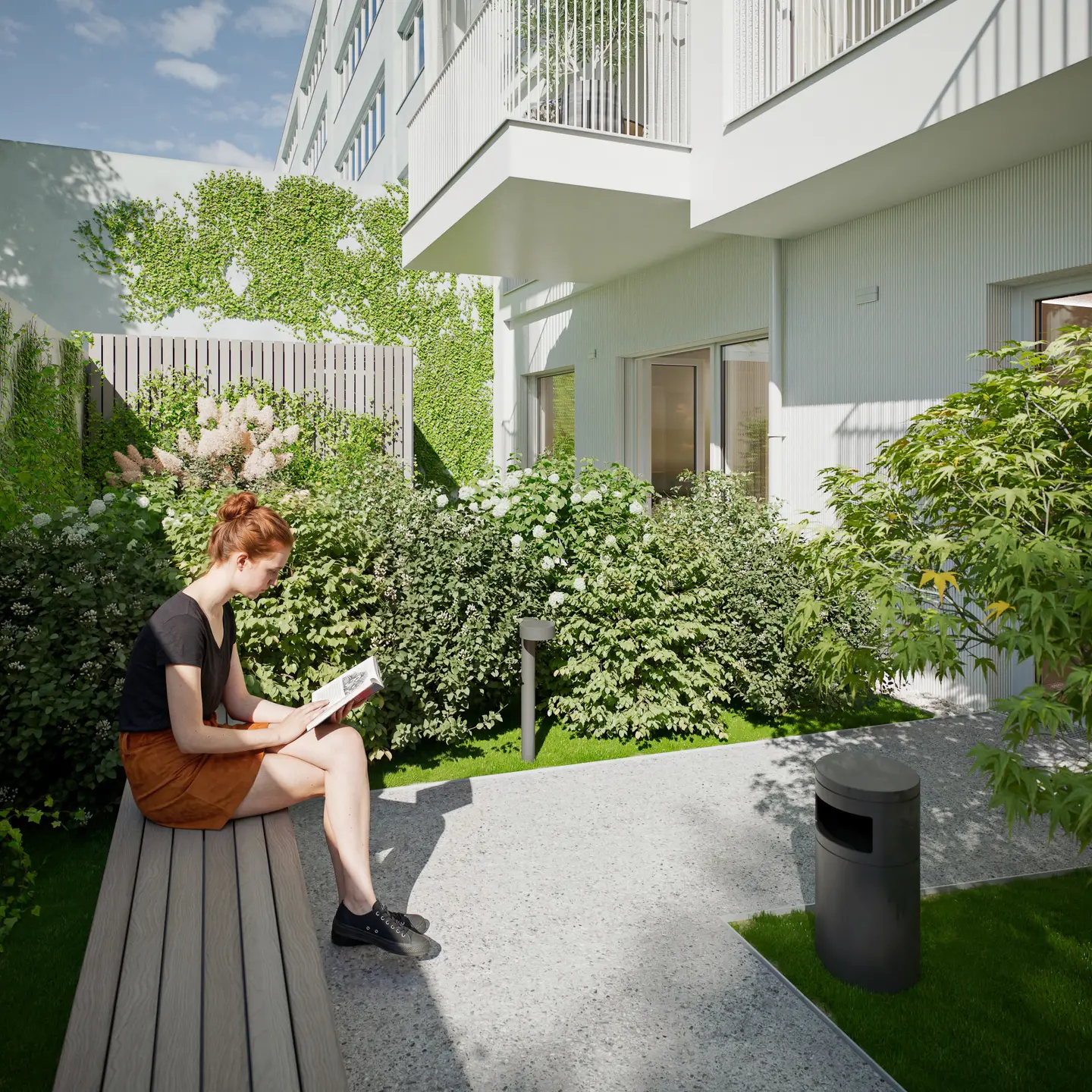 Apartment with open view to Wiental and loggia