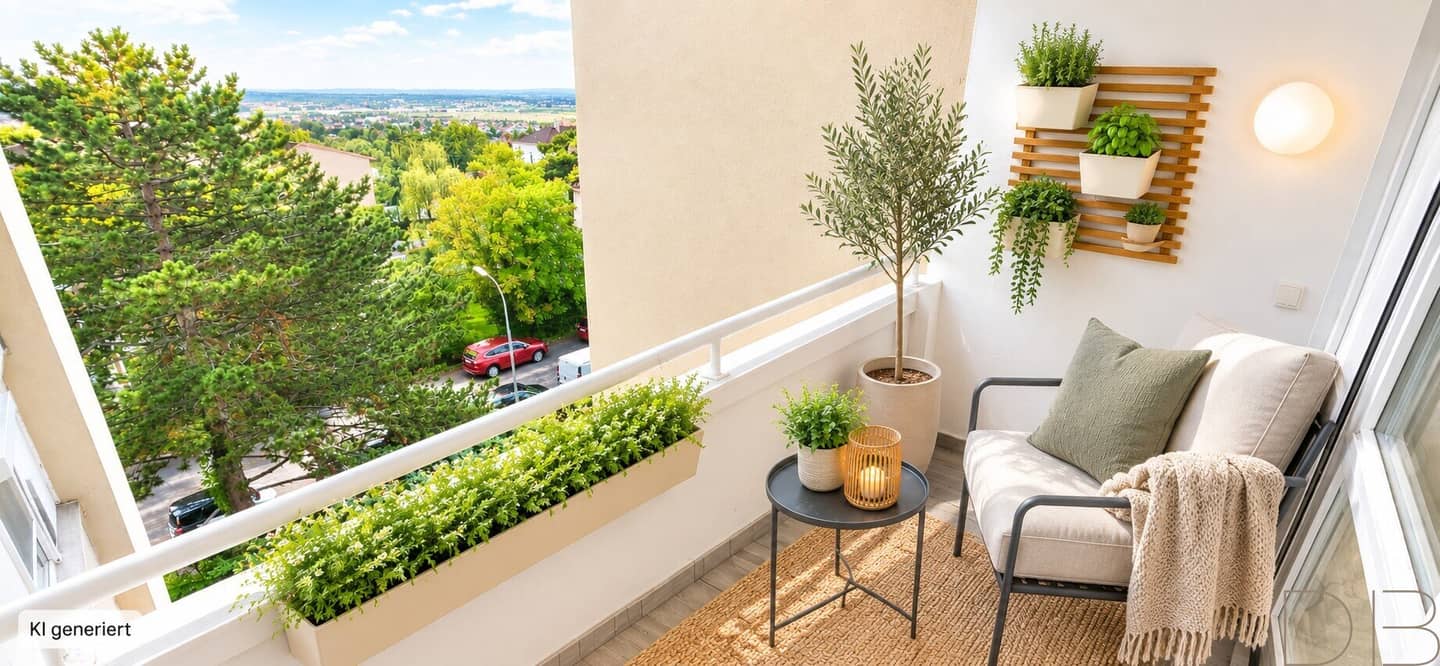 THIS VIEW! Modern living above the roofs of Bad Vöslau