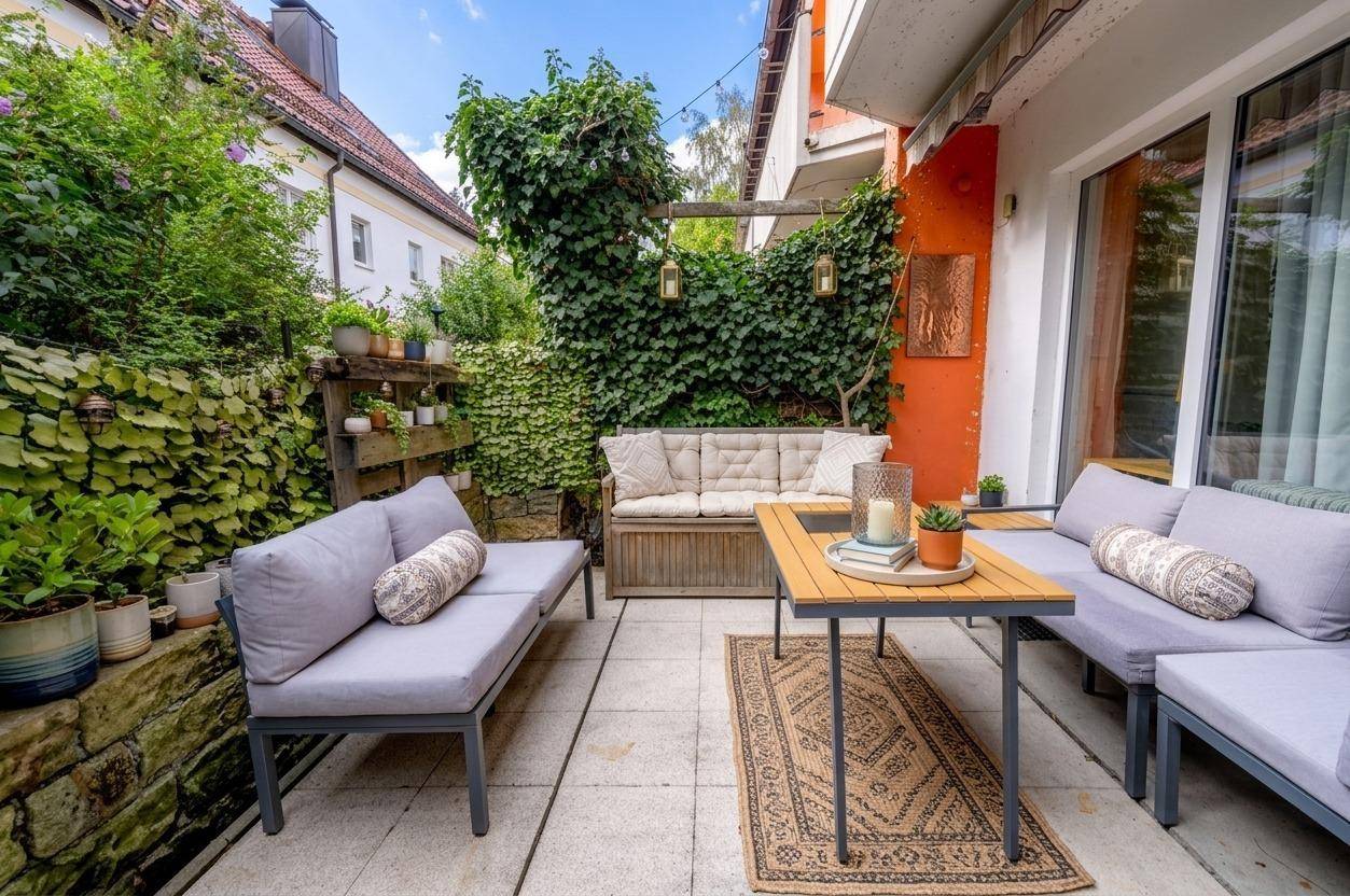 Wohnung über drei Ebenen mit eigener Terrasse