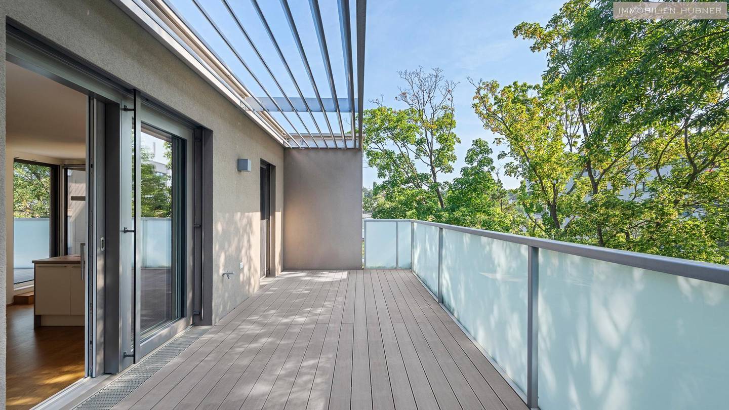 Penthouse mit zwei Dachterrassen und großzügigem Gemeinschaftgarten