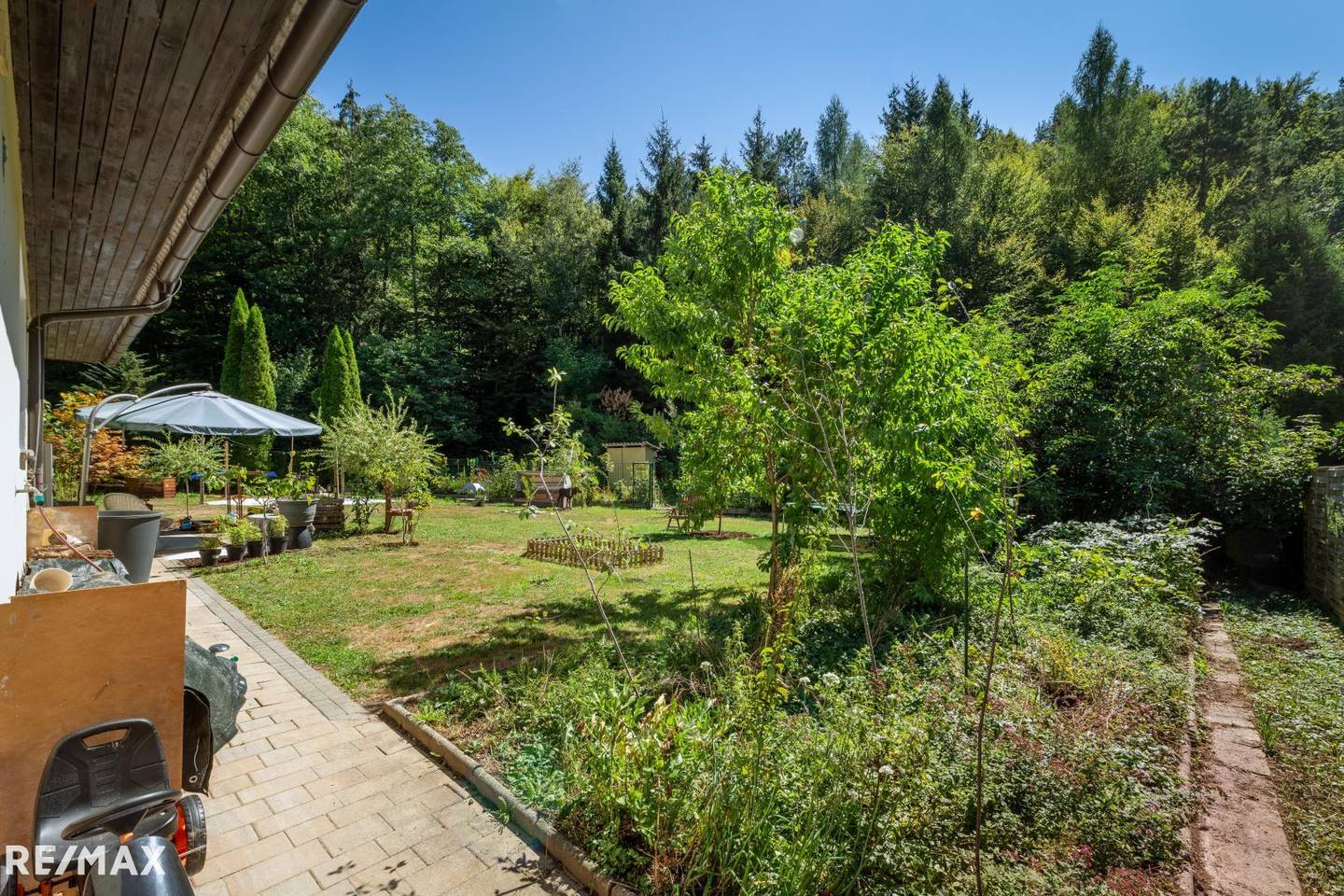 Naturnahes Wohnen mit großem Eigenwald Familienwohnung