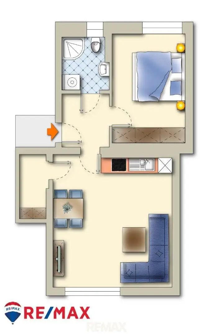 Gute Geldanlage! Anlegerwohnung in der Münzgrabenstraße - gut vermietet, Nähe Messe