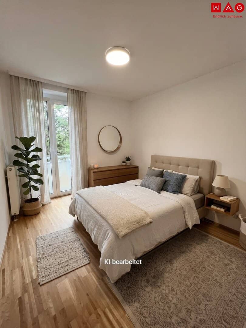 Available immediately – 2-room apartment in Haid near Ansfelden with underground parking space