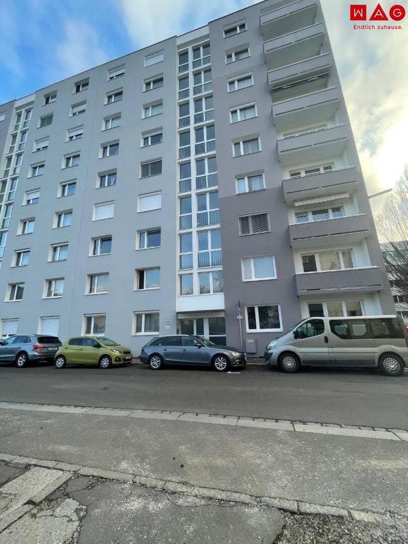 Bright 2-room apartment with balcony on 4th floor (with elevator) – 4020 Linz, Waldmüllergang 10b