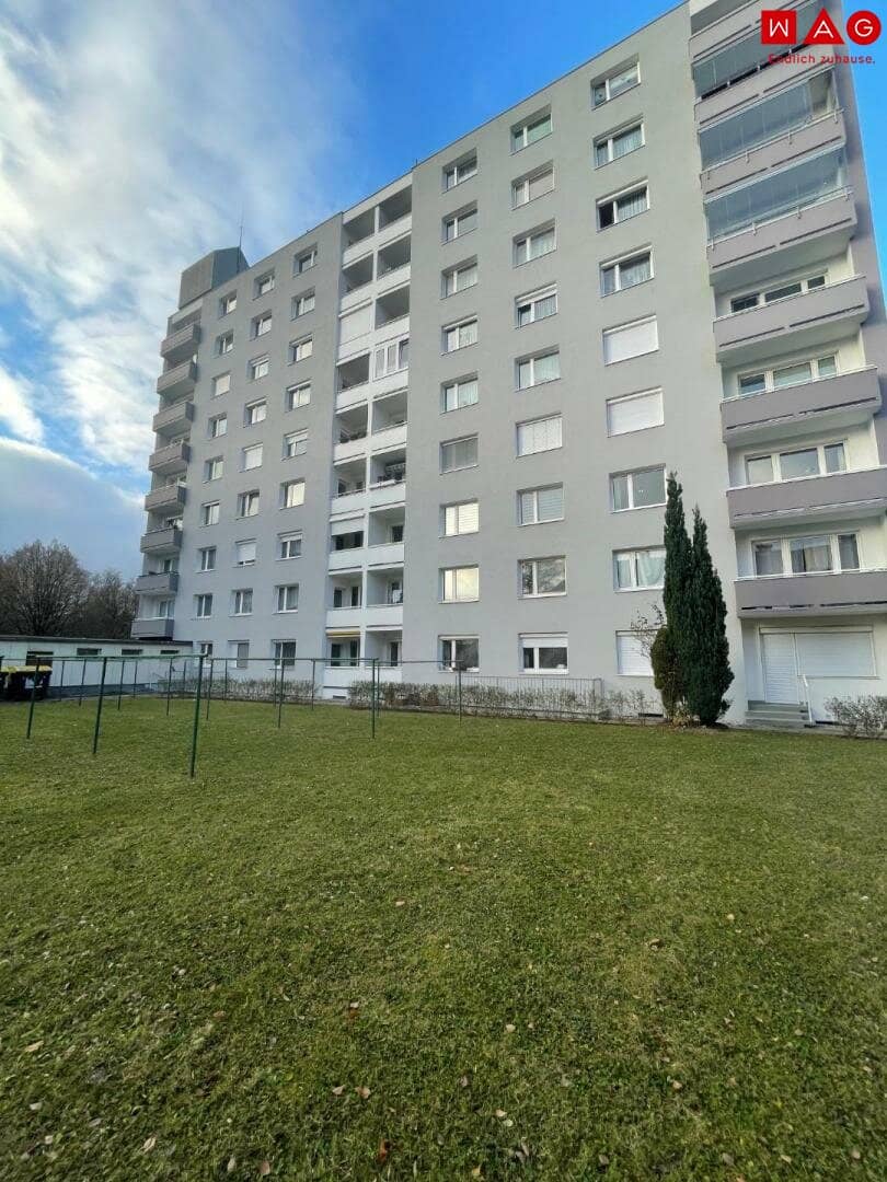 Bright 2-room apartment with balcony on 4th floor (with elevator) – 4020 Linz, Waldmüllergang 10b