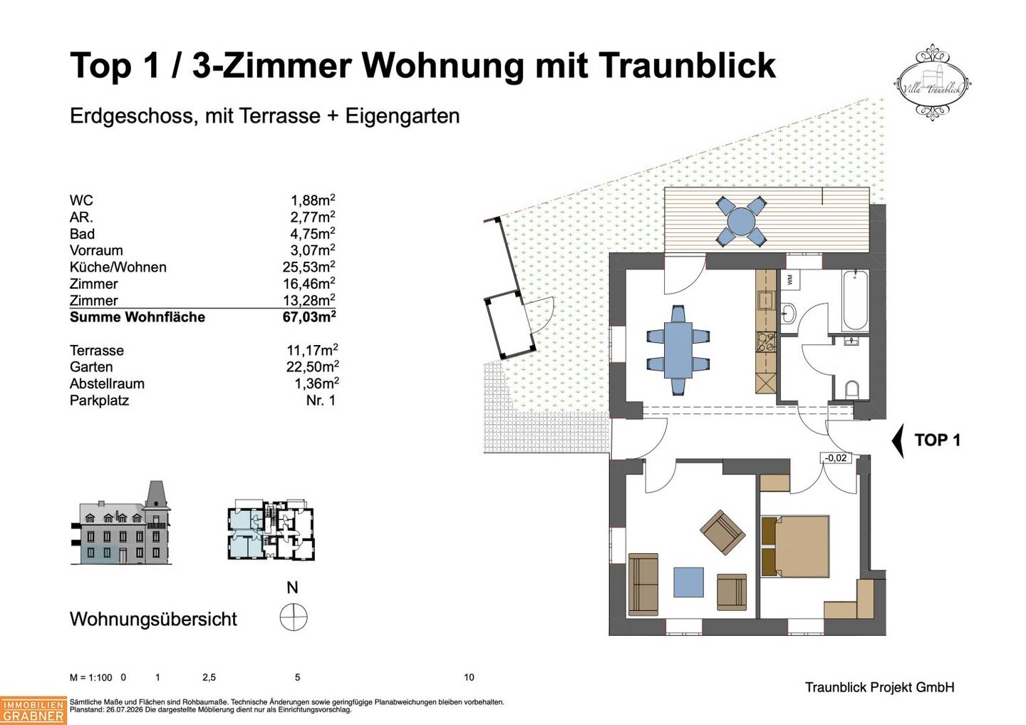 Wohnbauprojekt Villa Traunblick