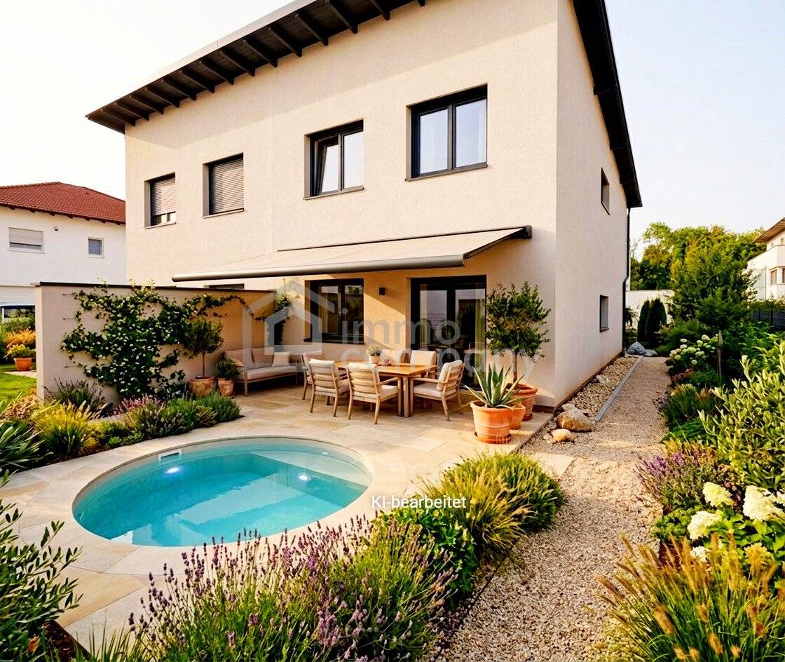 Modern semi-detached house in Grieskirchen, 124m², 4 rooms, terrace, first occupancy