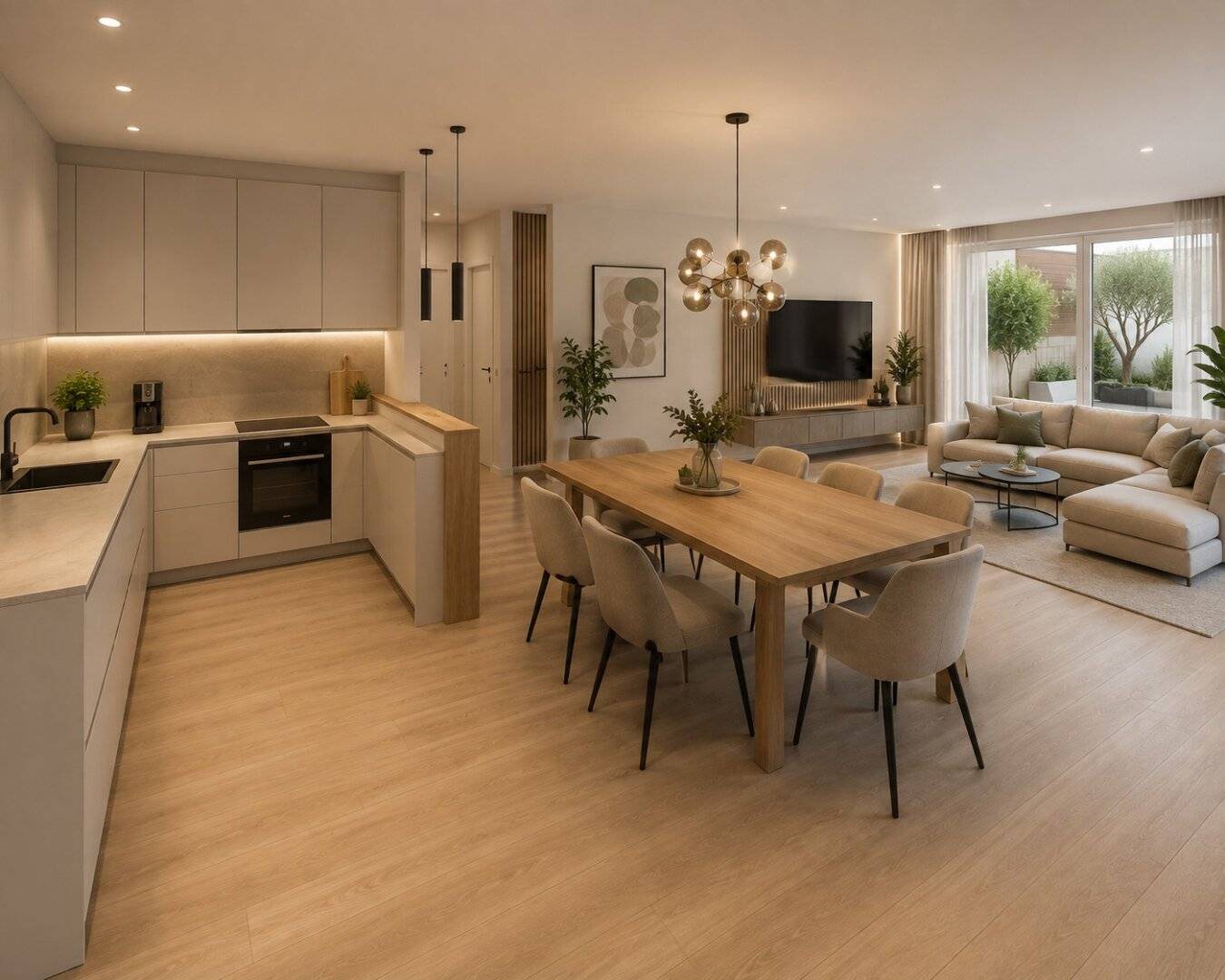 Exklusive Gartenwohnung mit 110 m² Wohnfläche &amp; 80 m² Eigengarten | Erstbezug nahe Wien
