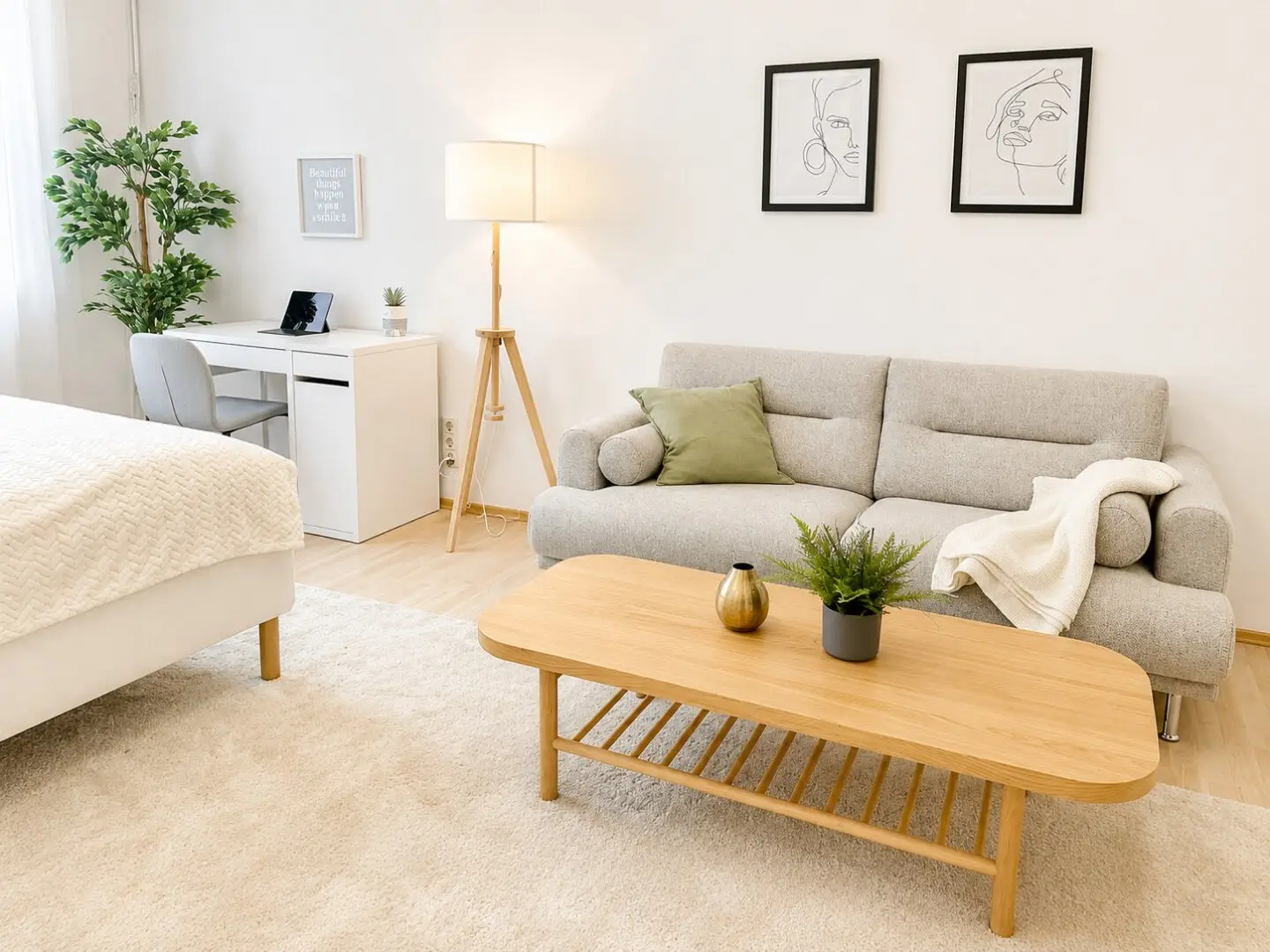 Voll möblierte 2-Zi-Wohnung in zentraler Lage | Ideal für Anleger und Eigennutzer