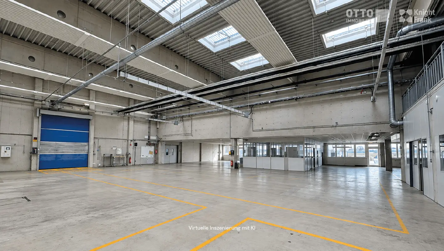 Modern production facility with spacious hall Wohnung