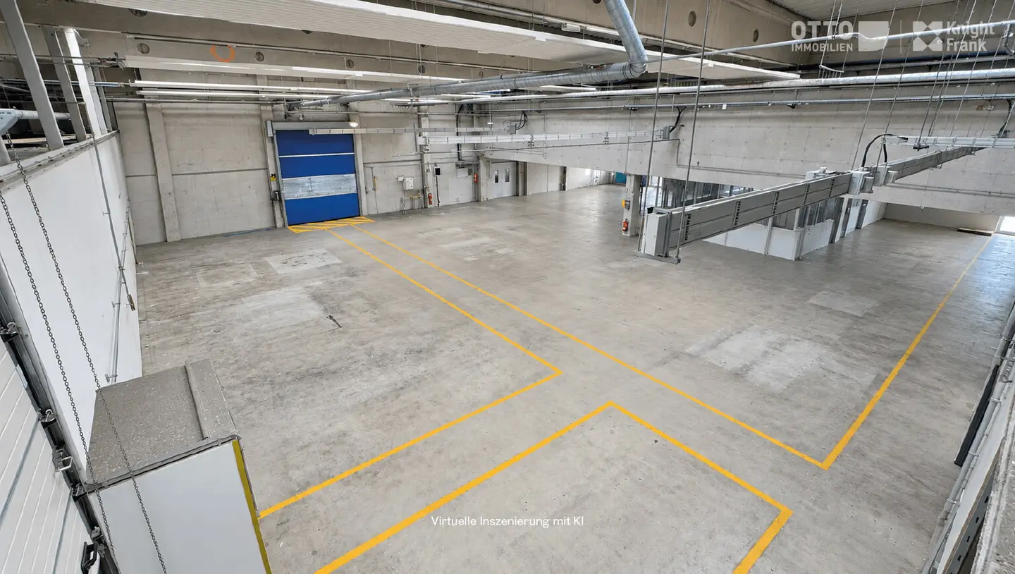 Modern production facility with spacious hall Wohnung