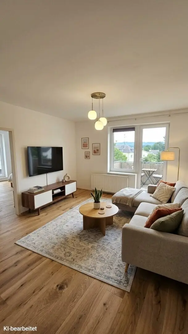 3-room apartment in the center of Vöcklabruck. Courtyard-facing with view of greenery - Owner-occupancy or rental - Free underground parking space (Commission-free)