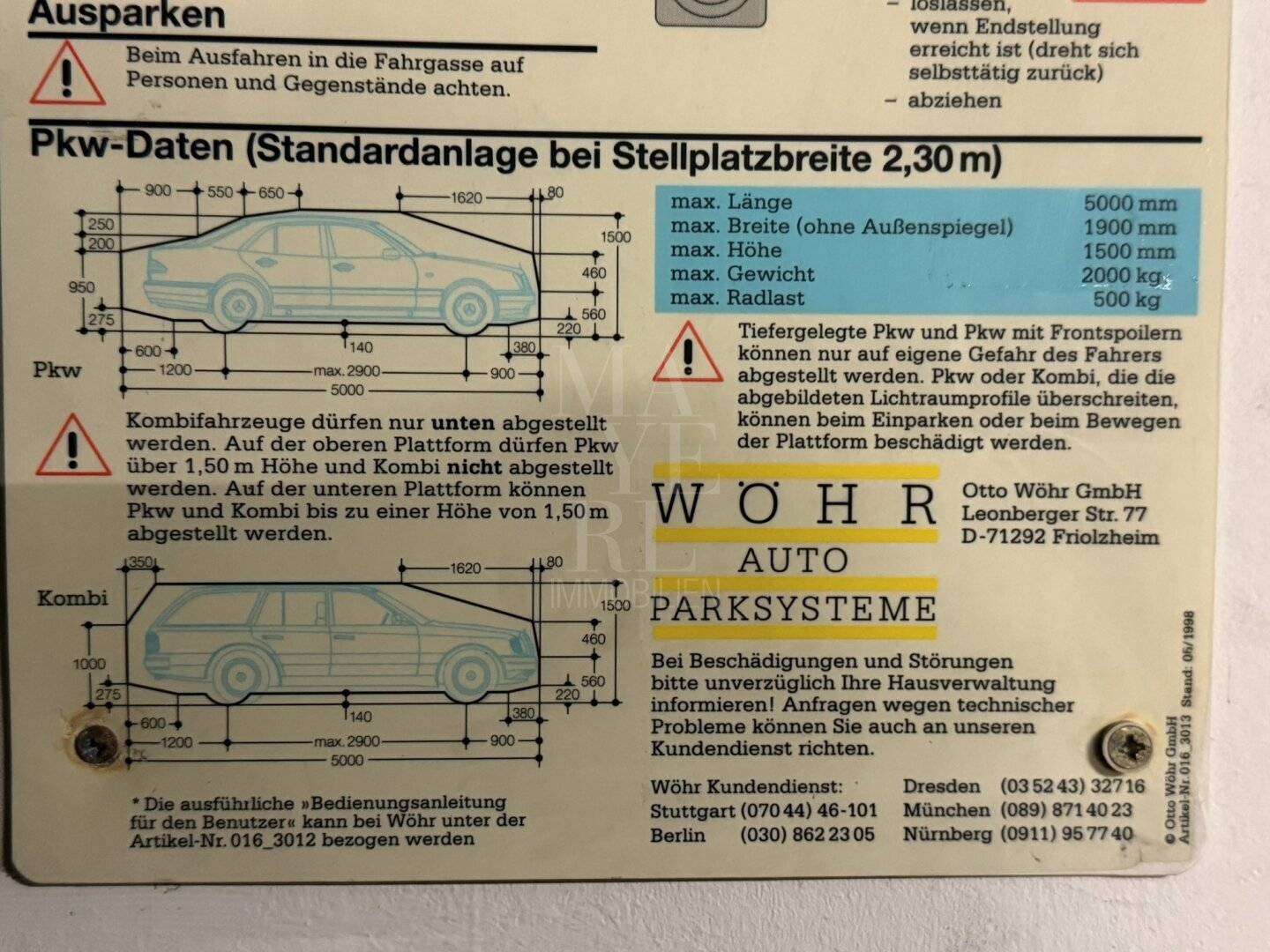 Staplergarage bis zu zwei Plätze verfügbar - Zuckerkandlgasse 45