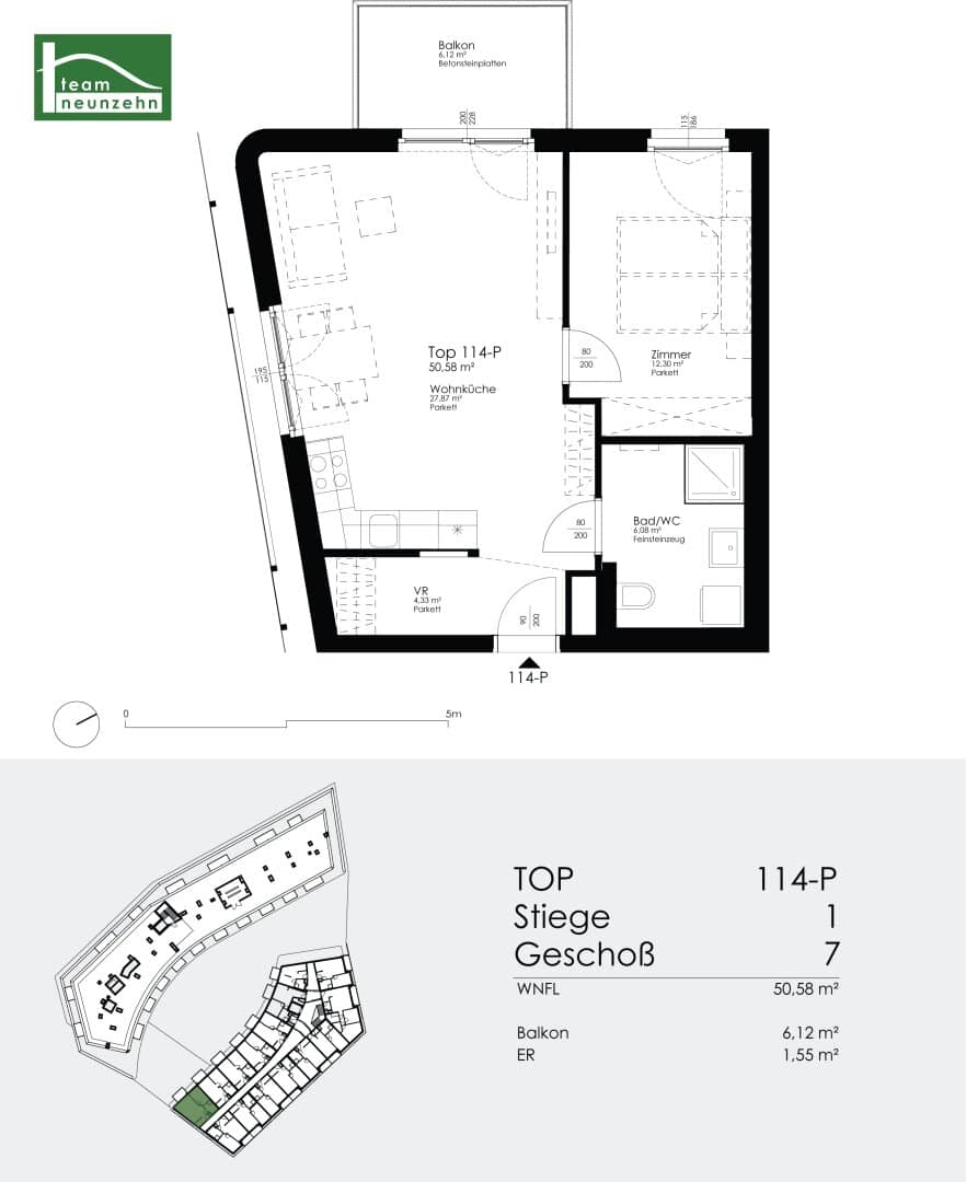 Charming 2-room with balcony in 1220 Vienna - available from 01.12.2026