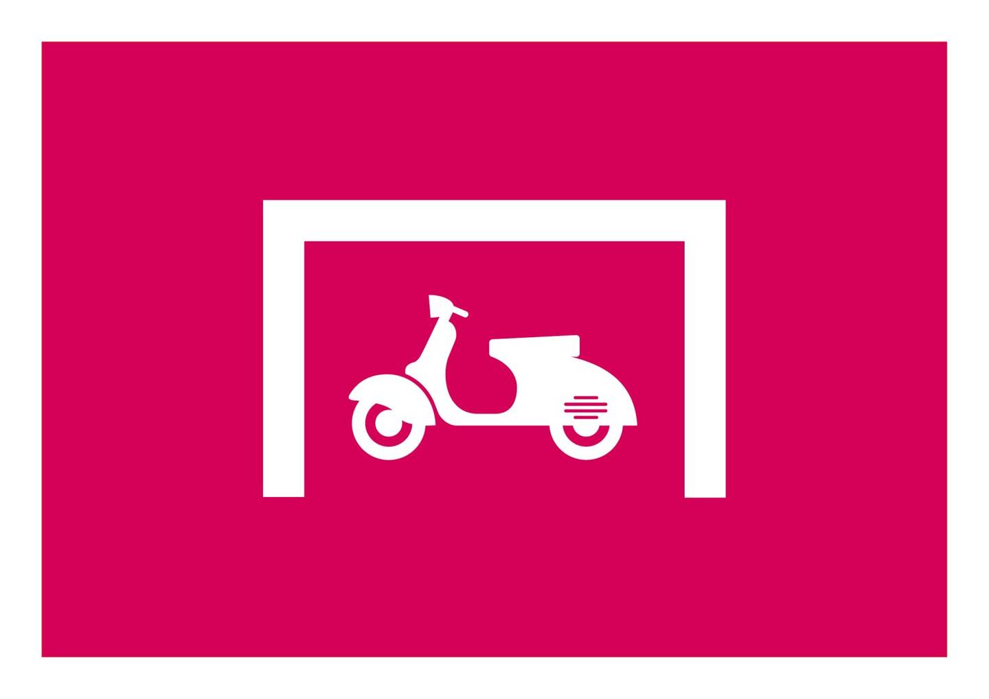 Motorcycle parking space in modern underground garage - Kalvarienberggasse 18, 1170 Wien