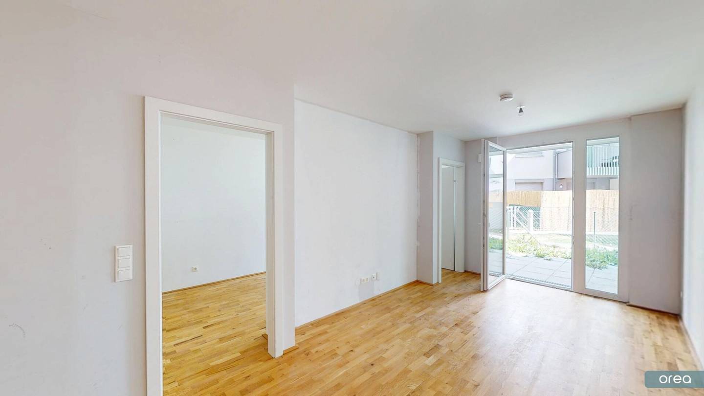 orea | Beautiful 2-room garden apartment with terrace in the 22nd district | Smart viewing · Rent online