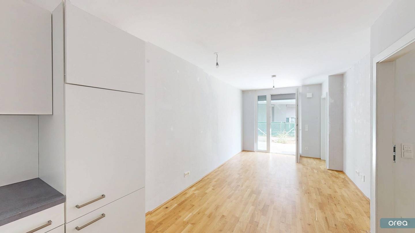 orea | Quiet 2-room garden apartment with terrace in the 22nd district | Smart viewing · Rent online