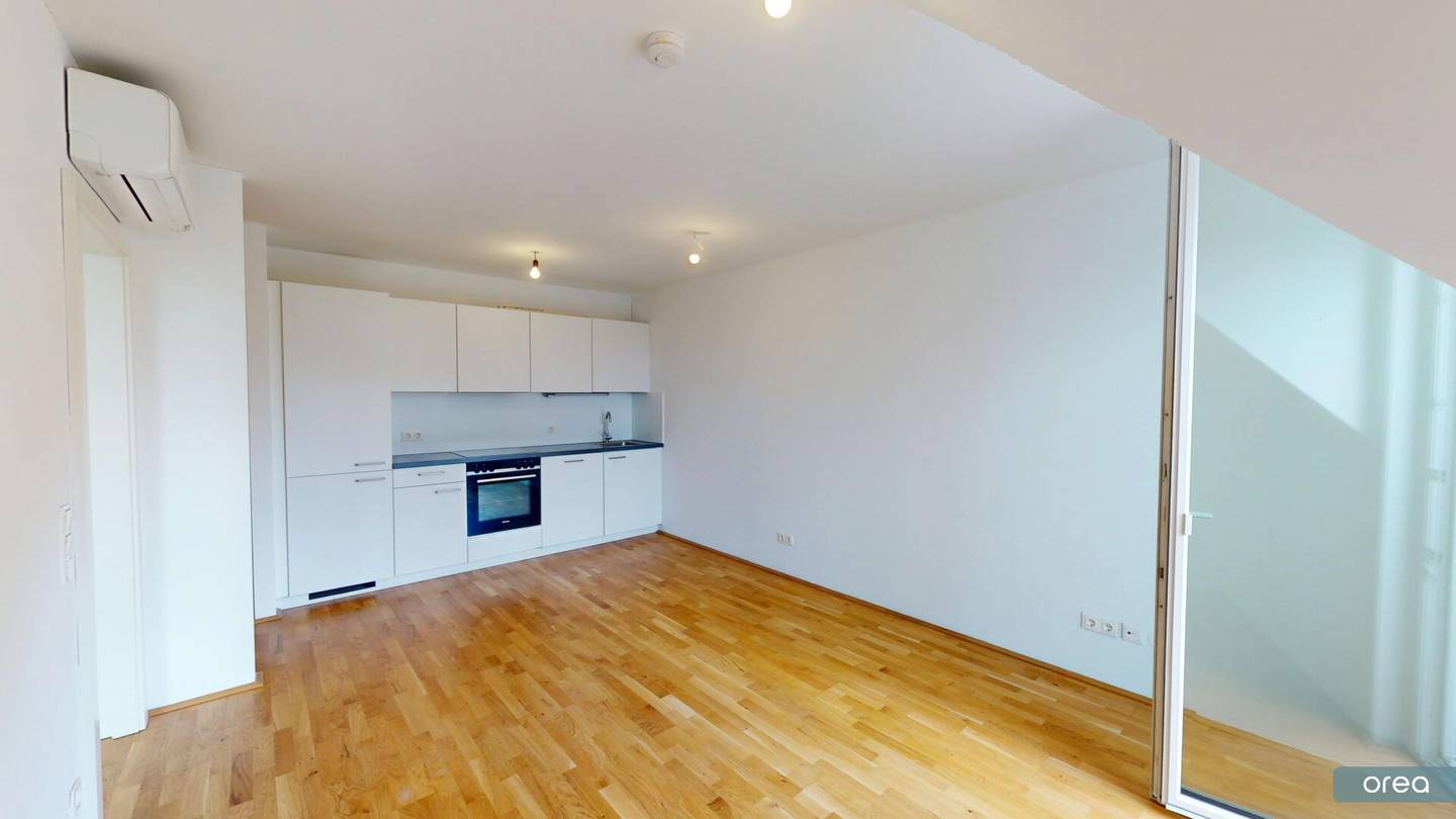 orea | 3-room apartment with balcony in popular green location of Donaustadt | Smart viewing · Rent online