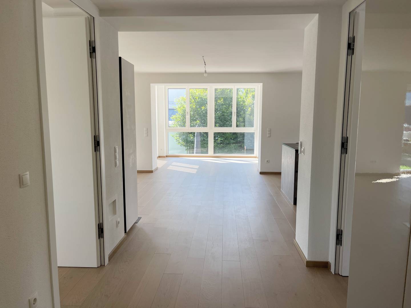 Wohnung mit Privatgarten und Bergblick in ruhiger Lage