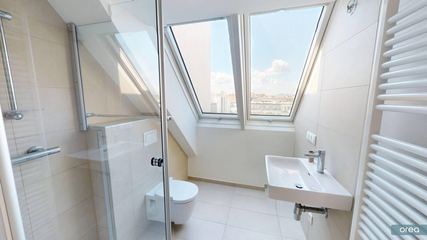 orea | Modern 2-room attic apartment with good public transport connections | Smart viewing · Rent online