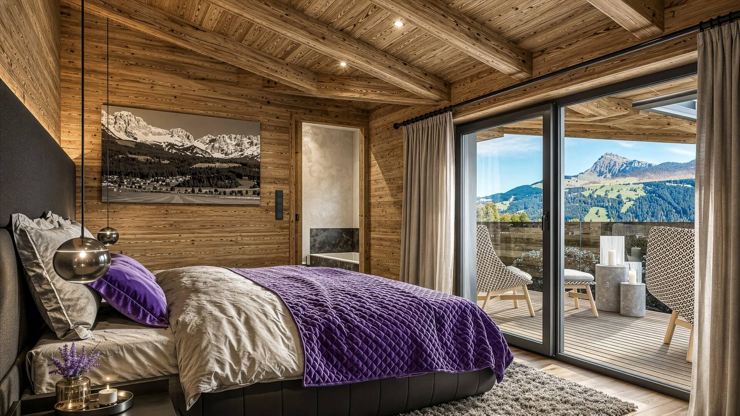 Light filled Penthouse in ski in ski out location
