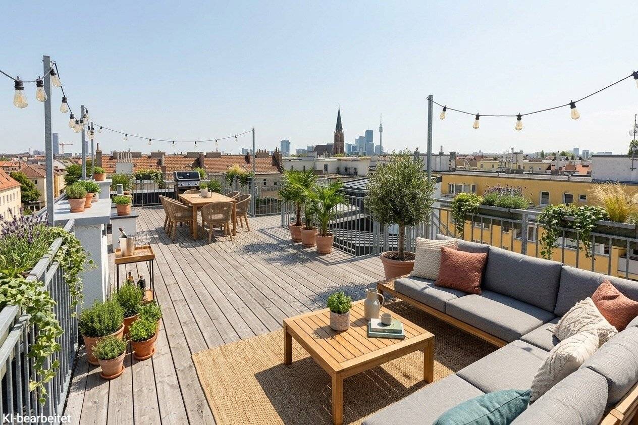 Terrace Dream - First occupancy 3-room apartment in Wien Floridsdorf