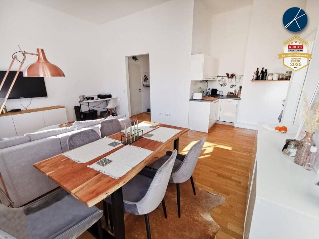 Central 2-room rental apartment in popular residential area