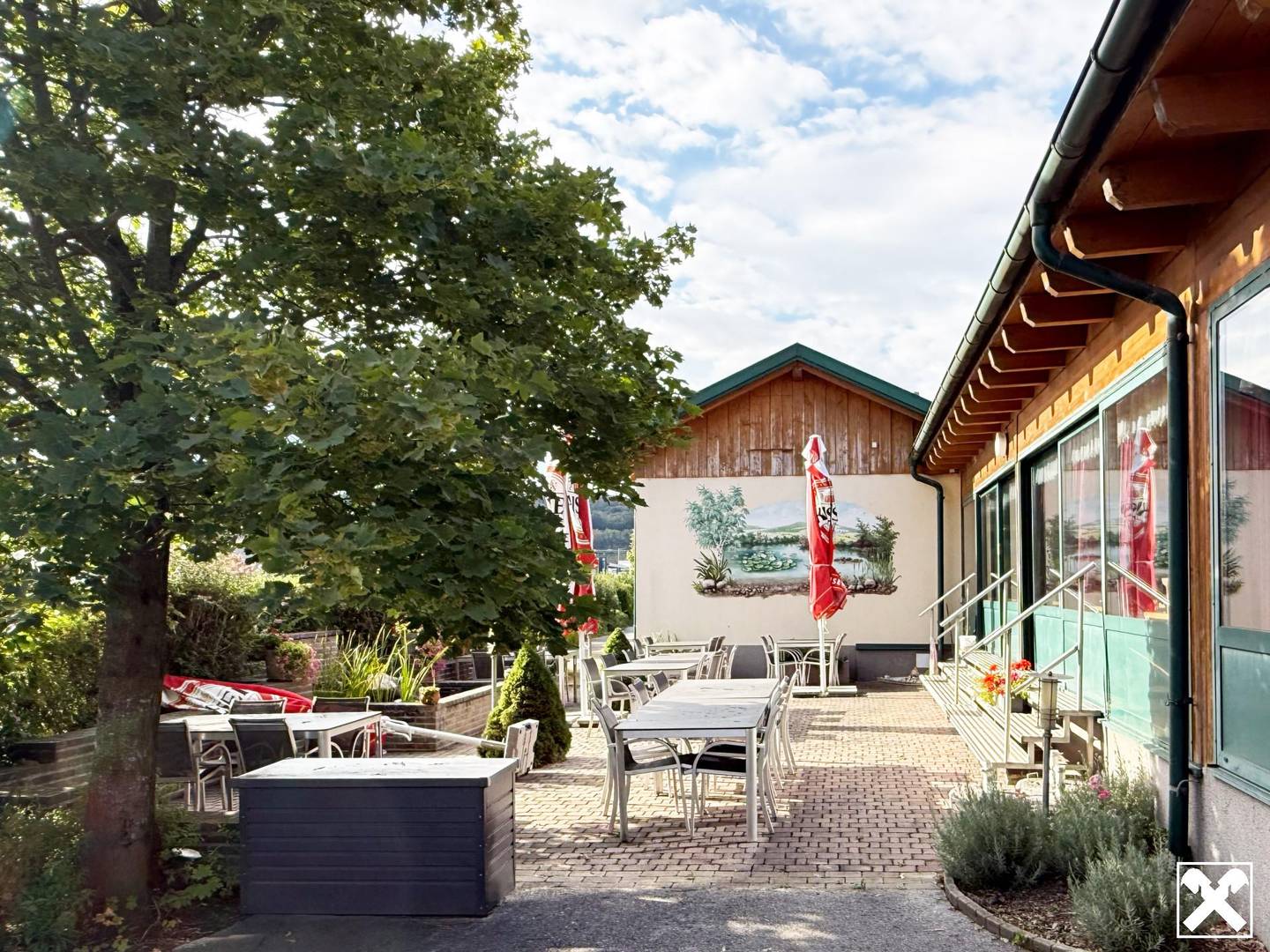 Ferienwohnung nahe Donau mit großem Gastgarten