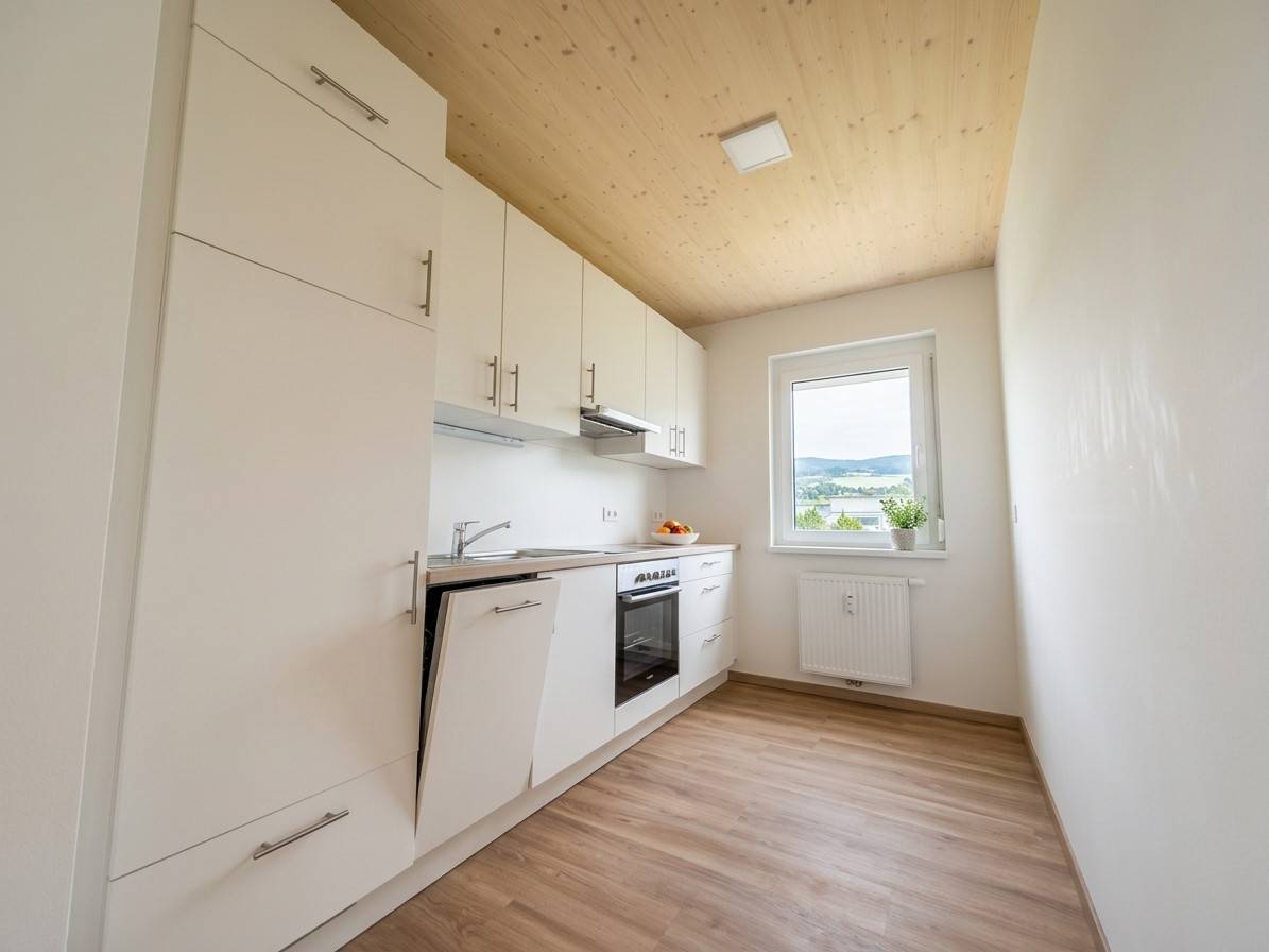 Modern furnished Wohnung barrier free with balcony