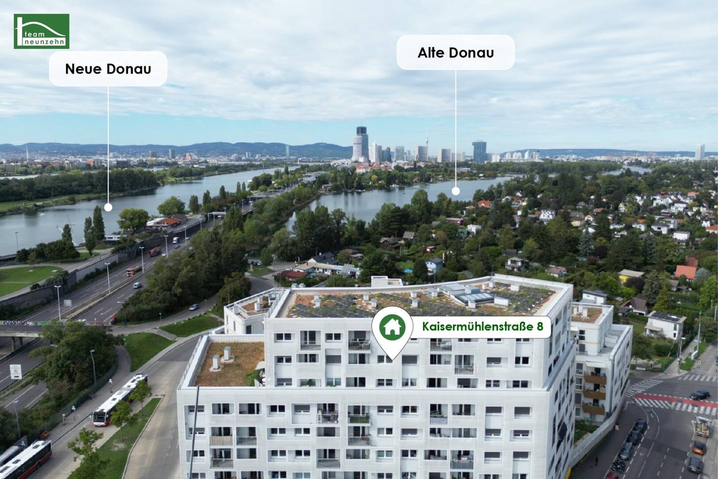 EFFENBERGPLATZ – LIVING PLEASURE NEAR THE DANUBE – MANY EXTRAS FOR WELLBEING