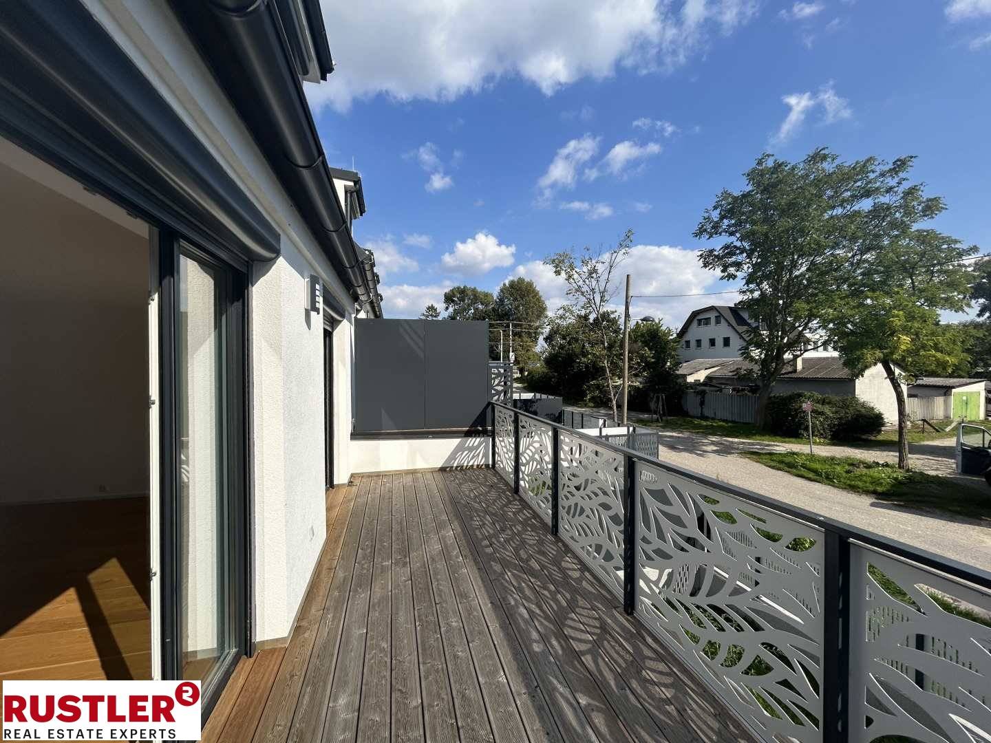 New build apartment with south facing terrace near Prater