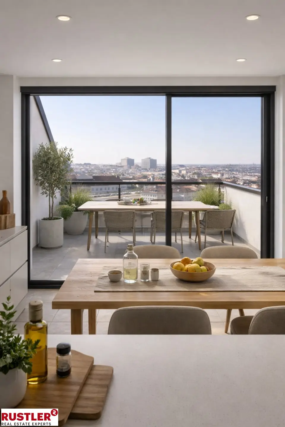 Dachgeschosswohnung mit Terrassen und Weitblick