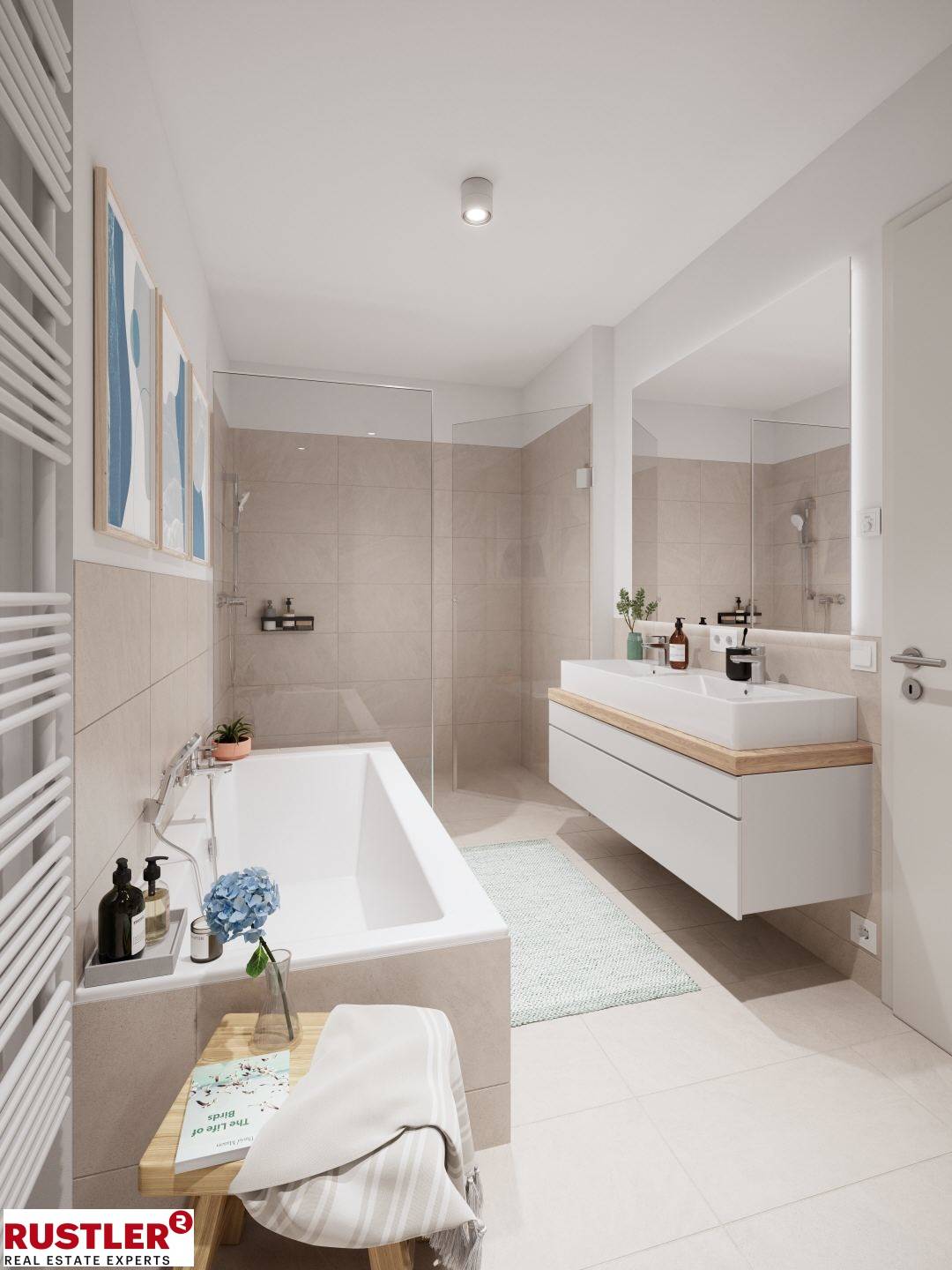 Erstbezug Dachgeschosswohnung mit sonniger Loggia