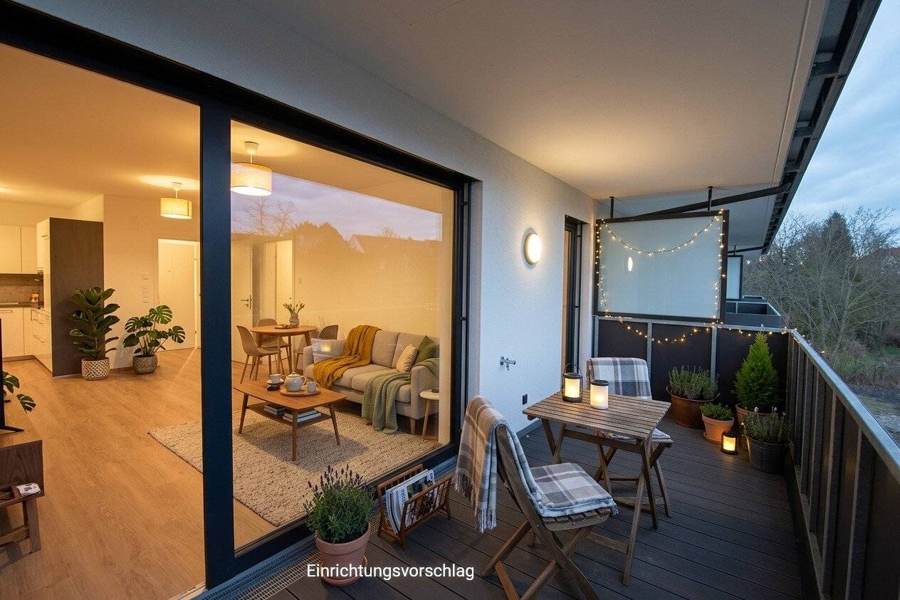 Living in Alkoven - 2-room apartment with balcony