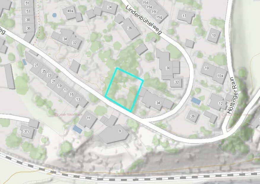 Dream building plot at Grauen Stein – rarity in an absolute prime location