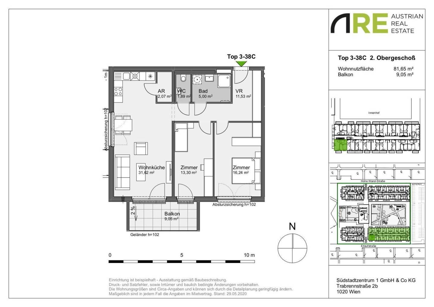 Südstadt Center Available Rental Units in the Green Südstadt, Maria Enzersdorf BT3