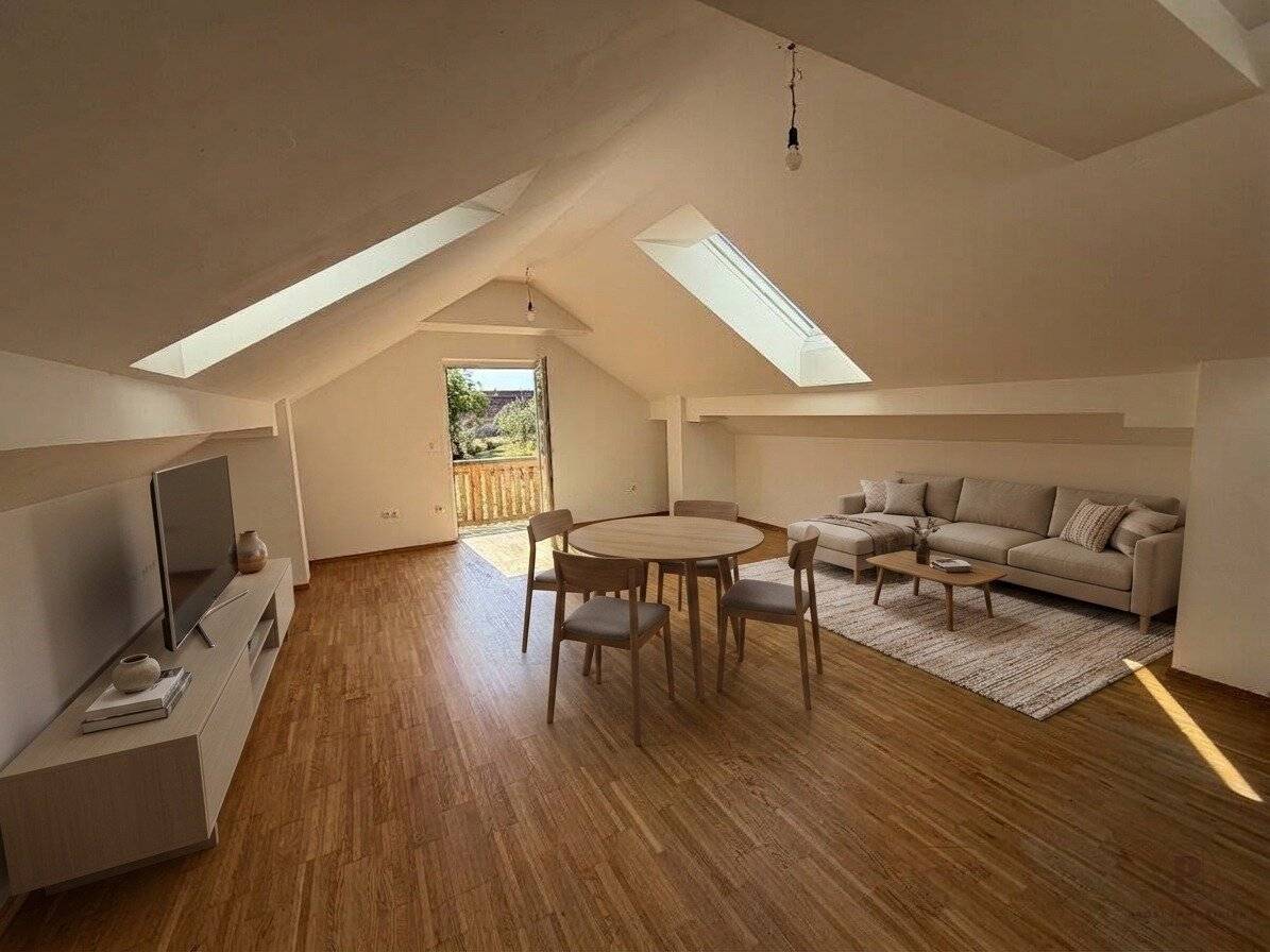 *3-Zimmer DG-Wohnung mit Balkon und Küche in Bad Waltersdorf - Nähe Ortszentrum*