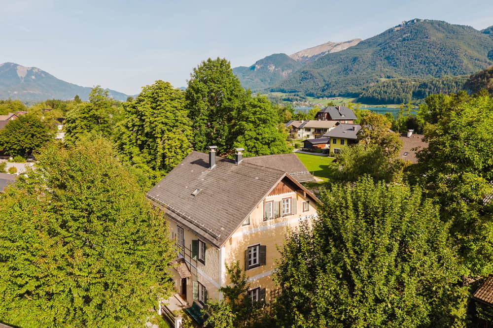 Charmante sommerfrische Familienwohnung mit großem Garten