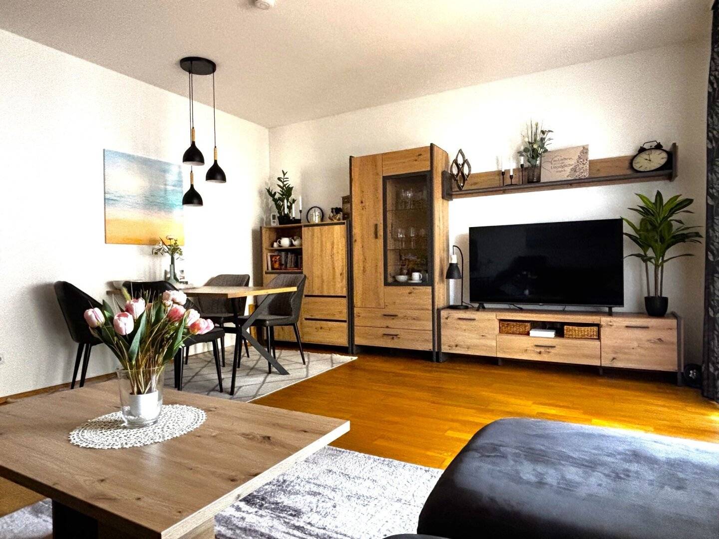 Barrierefreie, vollmöblierte 54m² Eigentumswohnung im 1.OG mit Balkon in absoluter Ruhelage